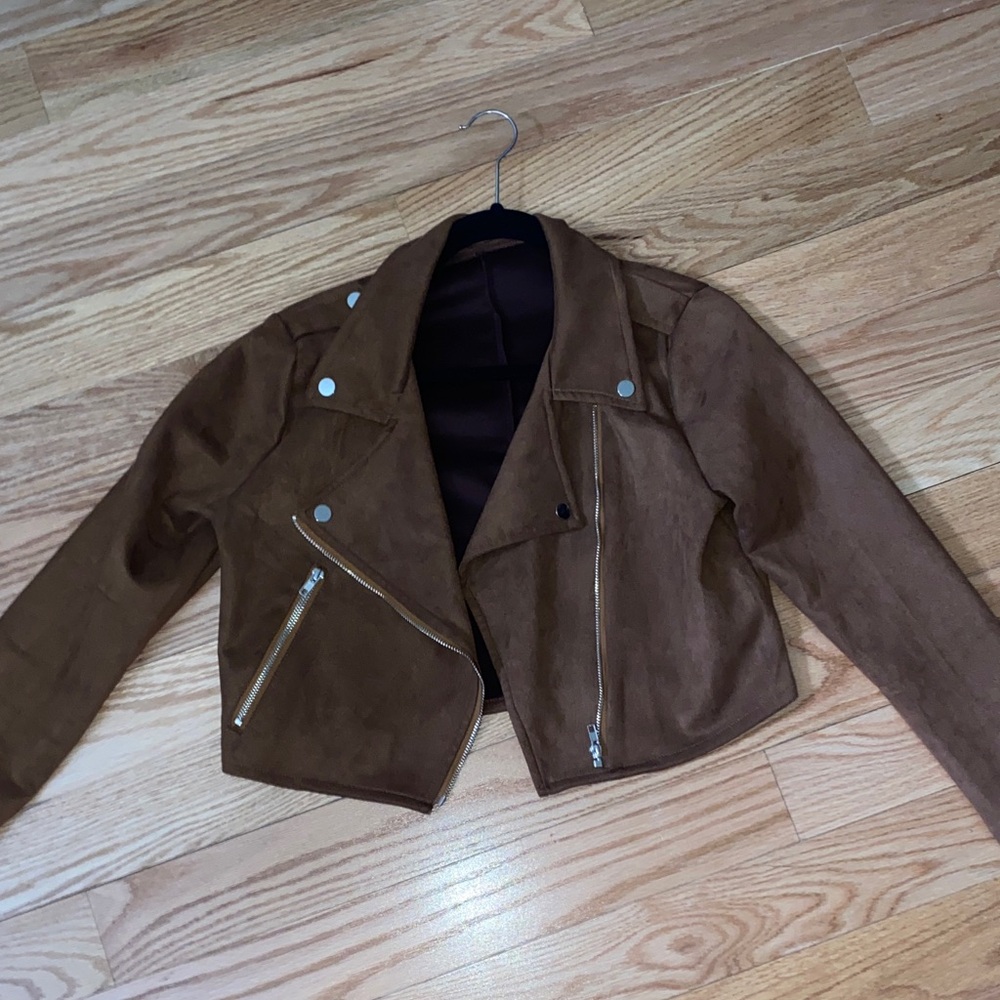 Brown Suede Women's Jacket